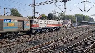 ABB GZB WAP-5 with New Delhi-Bhopal Shatabdi Exp