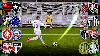 GRANDES CONFRONTOS NA VIGÊSIMA QUINTA RODADA DO BRASILEIRÃO 2026 NOS PÊNALTIS!! EA FC26