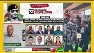 NDC CELEBRATES 44TH 31ST DECEMBER REVOLUTION, ZENATOR RAWLINGS 😢 SHARES EMOTIONAL SPEECH AS NDC EXEC