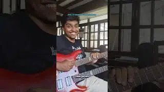 Abraham's Custom Double Neck guitar