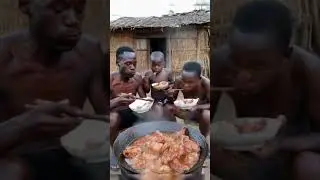 From Farm to Fire: Traditional African Meat Feast! 🔥🐐.