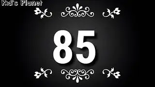 80 to 90 Counting For Kids | Learning Numbers | Preschool Math Book |