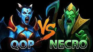 Learn Mid Queen of Pain in 36v Minutes &mdash; Outplay Necro Like a Pro | Patch 7.39c