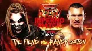 The Fiend vs randy Orton firefly inferno match card official TLC