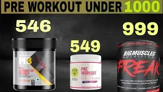 Budget friendly Pre workout under 1000 in India | Cheapest pre workout in india