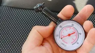 Tire pressure gauge (manometer)
