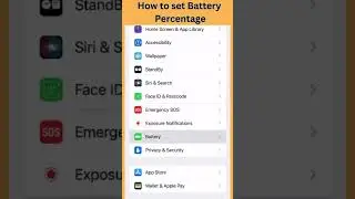 How to Set Battery Percentage on iPhone | Battery Charging Setting | Tech Trek