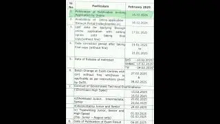 TYPEWRITING EXAM 2025 FEB MARCH APPLICATION DATE