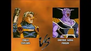 Cable Cyclps vs Capt Ginuy Freiza XMEN VS DBZ