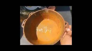 How to Clean Cast Iron| Spring Cleaning From RUST to Sheen #castironrestoration