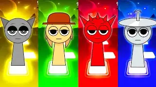 Incredibox Sprunki  - The Amazing Digital Circus Main Theme ( Cover) Tiles Hop Edm Rush
