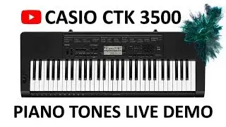 Демонстрация тембров клавиатуры Casio CTK 3500 #casio