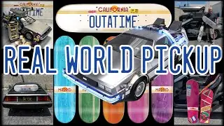 Back to the Future OUTATIME Skateboard unboxing review | Marty Valterra Fingerboard Preview!