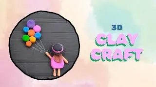 3D Clay Mural Painting Art On Canvas | Clay Mural 3D Painting Ideas | Clay Art Tutorial