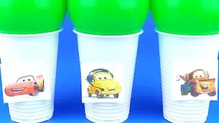 Сюрприз Шарики Тачки Ball Surprise Cups Cars Disney Surprise Eggs Peppa Pig Masha and the Bear