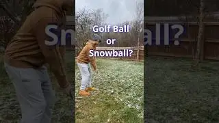I should cover my balls with snow more often 😂 #golf #golfshorts #shorts #shortsfeed