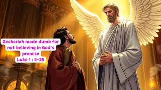 The Birth of John the Baptist Foretold- Short Animated Bible Story #animation #aibible #cartoon