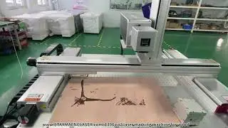 1390 co2 laser marking machine for engraving wood MDF 35W 60W RF laser tube