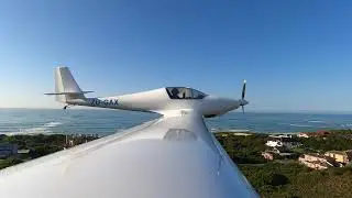 Petro's flight in the Whisper Motorglider