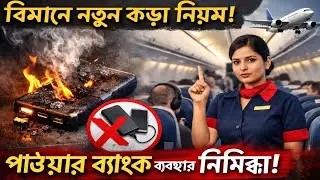 বিমানে পাওয়ার ব্যাংক নিষিদ্ধ! DGCA জারি করল বড় নির্দেশিকা | Flight New Rules India