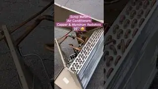 Copper & Aluminum Radiators. Air Conditioners Scrap Metal 👀🛠️ Recycling Nonferrous 💪🏼 Baltimore