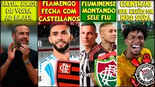 FLAMENGO SE ACERTA COM TATY CASTELLANOS | FLU QUER CEBOLINHA | MILAN QUER HUGO SOUZA DO CORINTHIANS
