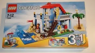 Lego Creator 2012 - 7346 Seaside House Stop motion review