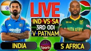 🔴 Live: IND vs SA 3rd ODI Cricket Live Match Today Score & Commentary, 1st inning SA BAT