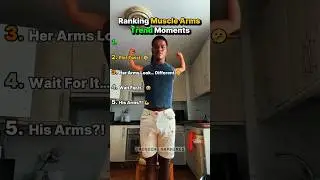 Ranking Funniest Muscle Arms Trend Moments💪 #shorts #fypシ