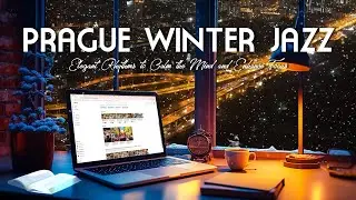 Prague Winter Jazz on Historic Streets 🎶 Elegant Rhythms to Calm the Mind and Enhance Focus