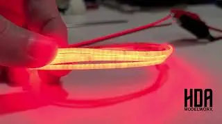 RED 2 7mm x 1 meter CoB LED Strip