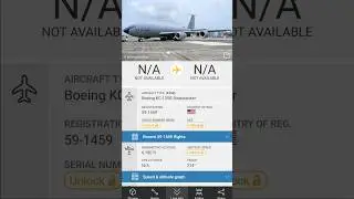 I found Boeing KC-135R 😱 Rare?! | flightradar24