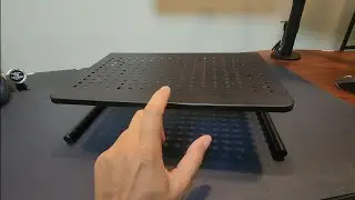 Monitor Riser Laptop Stand for Desk, Desk Organizer for Monitor, Laptop Shelf w/Vented for Screen