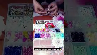 creativity is intelligence having fun #braclet #creativity #activity #accessories #short video
