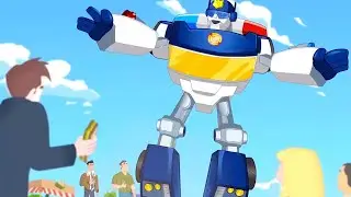 Le monstre de Griffin Rock | Bande dessinée pour enfants | Épisode complet | Rescue Bots