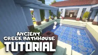 Minecraft: How to Build an Ancient Greek Bathhouse