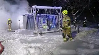 Pożar w Niegłowicach koło Jasła