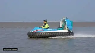 Hovercraft Trip to Allhallows  4K  09 04 2023 - With Marcel Fernandes
