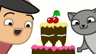 Funny cake!😍 I love that @MicroShorTik By Found animation video😻 By unused original contest