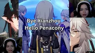 GOODBYE XIANZHOU LUOFU HELLO PENACONY | REACTING TO CHARACTER TRAILERS!