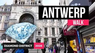 🇧🇪 Antwerp Diamond District Walking Tour 2026 &ndash; 4K Exploring the World-Famous Diamond District