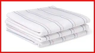 Medline Hospital Receiving Baby Blankets, 100% Cotton, 36
