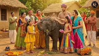 देख सब रह गए दंग, जब बाल कान्हा से मिलने स्वयं गजराज आए || YMKN || Shree Krishan Leela
