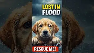 A Puppy Lost in the Flood | Emotional Animal Survival Story
