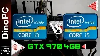 Intel I5 4440 vs Intel I3 4170 com GTX 970 4GB - Call of Duty  Black Ops 3 - FPS teste