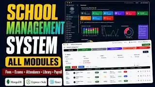 School Management System with All Modules | Fees, Exams, Attendance, Library | MERN | Source Code
