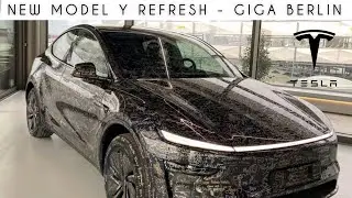 New Tesla Model Y in Europe Region | Production in Giga Berlin |  Solid Black Color