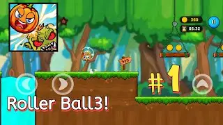Roller Ball 3: Jungle World ||Level 1 NEW GAMEPLAY || Android, iOS  👻🖤|| walkthrough