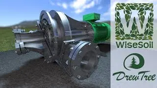 Module WiseSoil Biogas Pump 3D Animation 🍃🌱🏞  4K