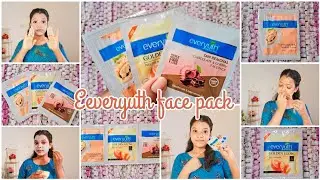 Everyuth facial kit under rs-15 || facial at home , Everyuth face pack #everyuth